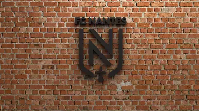 FC Nantes Logo 3D model