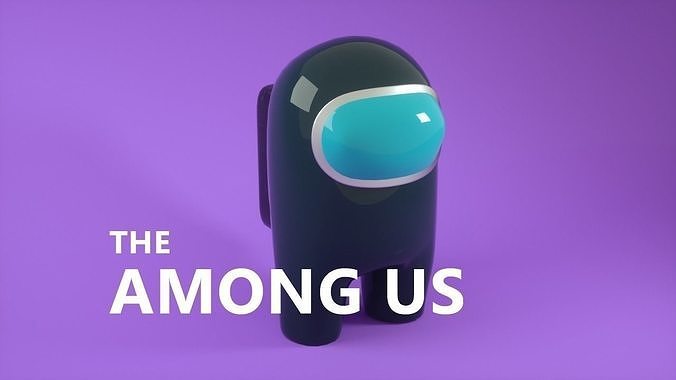 Among us Free low-poly 3D model