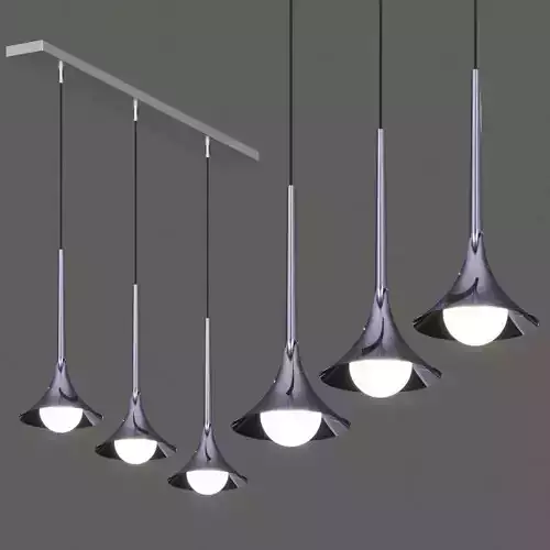 Cangini and Tucci Lady Louis Pendant Lamps 3D model