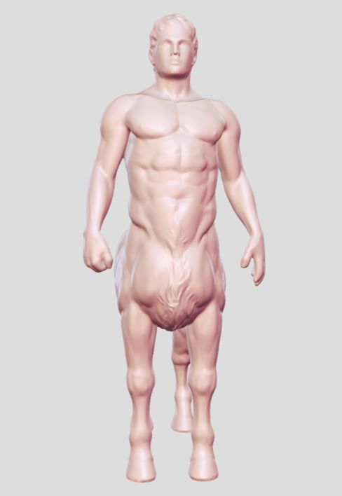 Centaur horse 3D print model_5