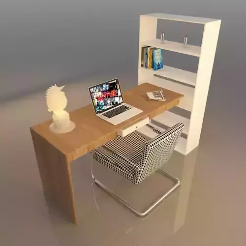 desk with storage