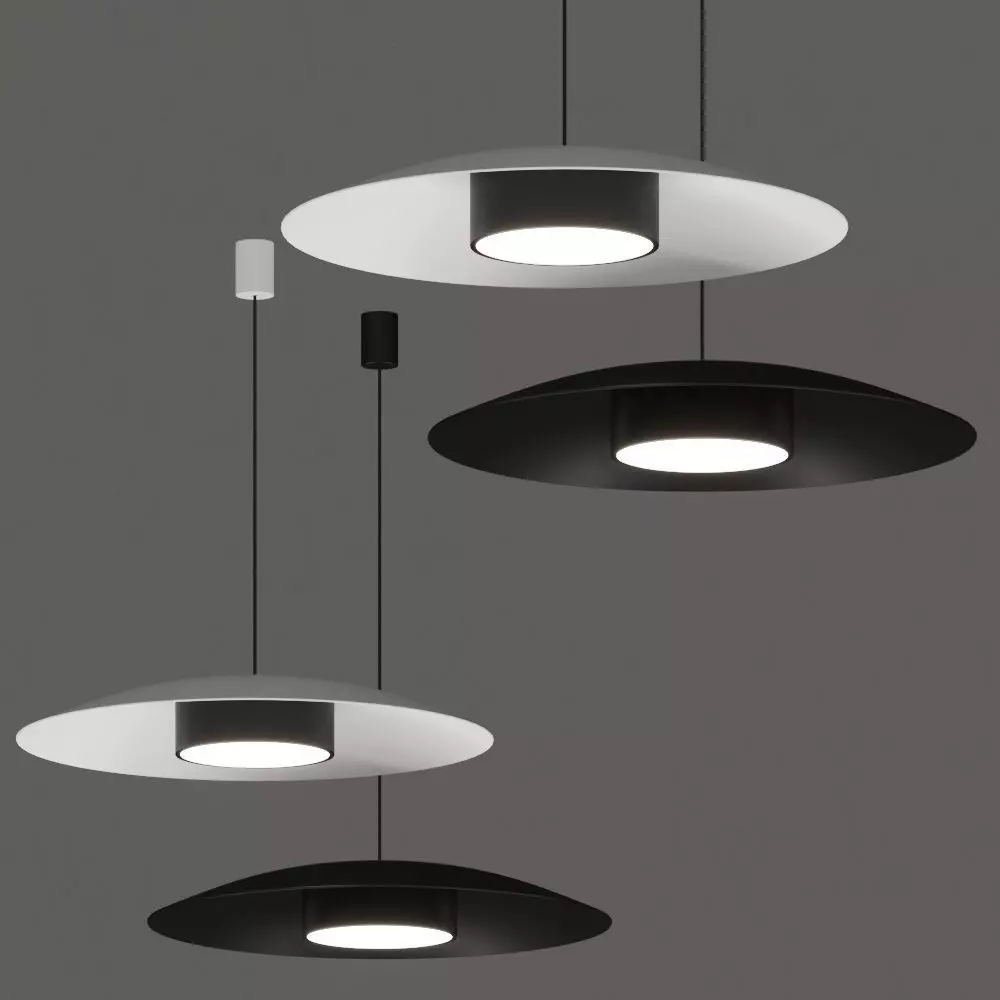 Davide Groppi Quiquoqua Pendant Lamps 3D model_0