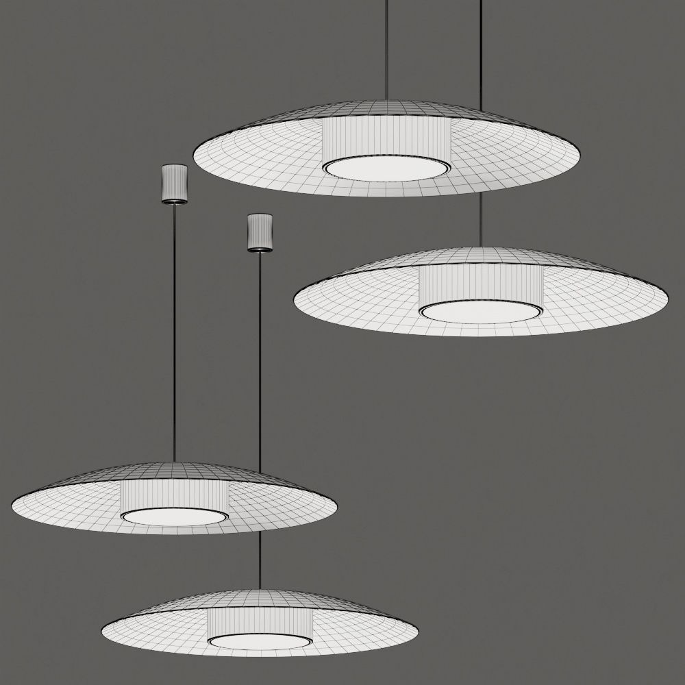 Davide Groppi Quiquoqua Pendant Lamps 3D model_1