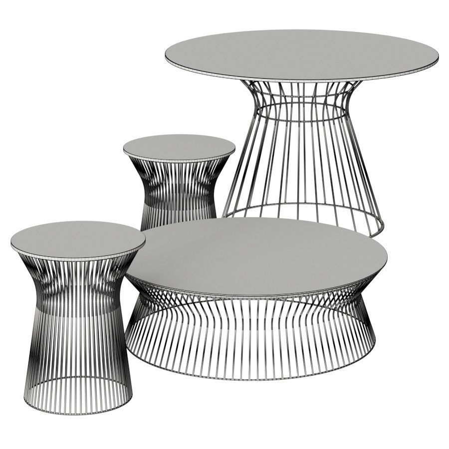 Gruppo Tomasella Brigitte Coffee Tables 3D model_1