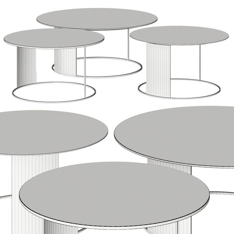 Filodesign Round Coffee Tables 3D model_1