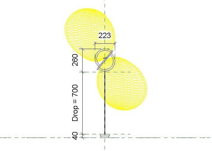 Ceiling based lighting -Revit 2018- 3D model_9