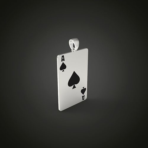 ACE POKER PENDANT 3D print model