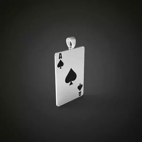 ACE POKER PENDANT 3D print model