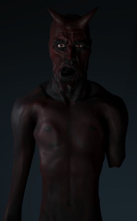 Demon Gameready 3D model_3