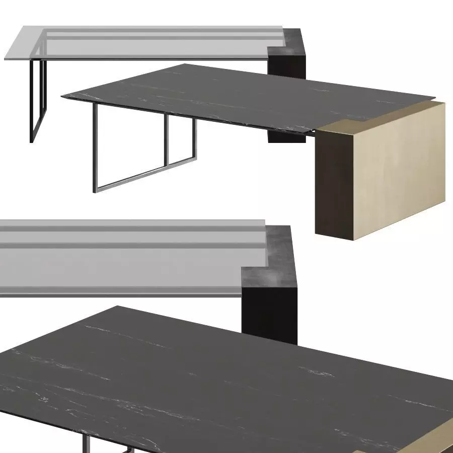 OAK Brera Coffee Tables 3D model_0