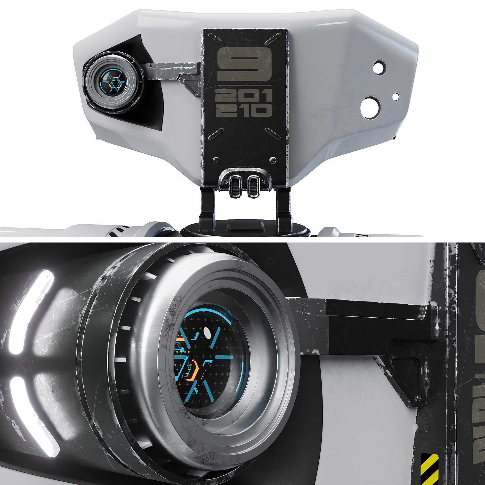 Robot Rt model 1-0 High-Poly 3D model_8