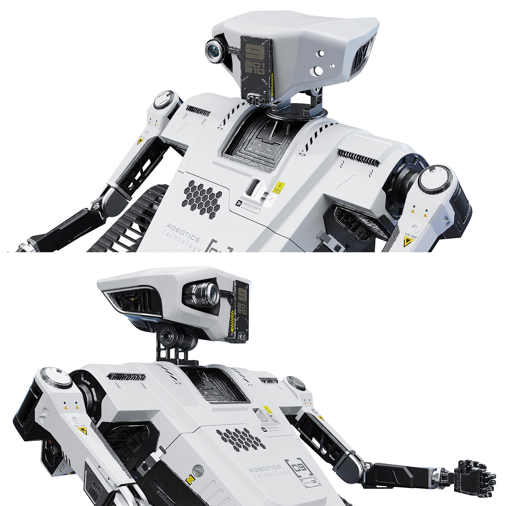 Robot Rt model 1-0 High-Poly 3D model_3
