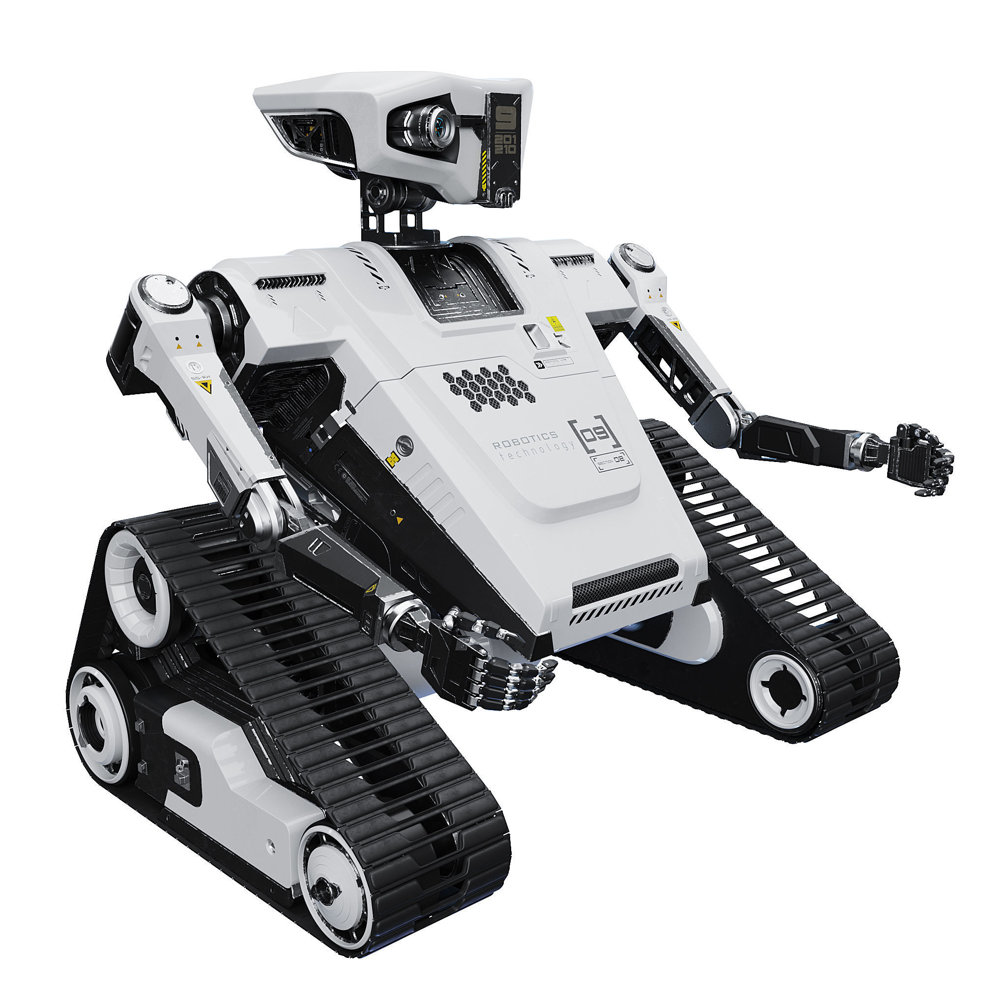 Robot Rt model 1-0 High-Poly 3D model_16