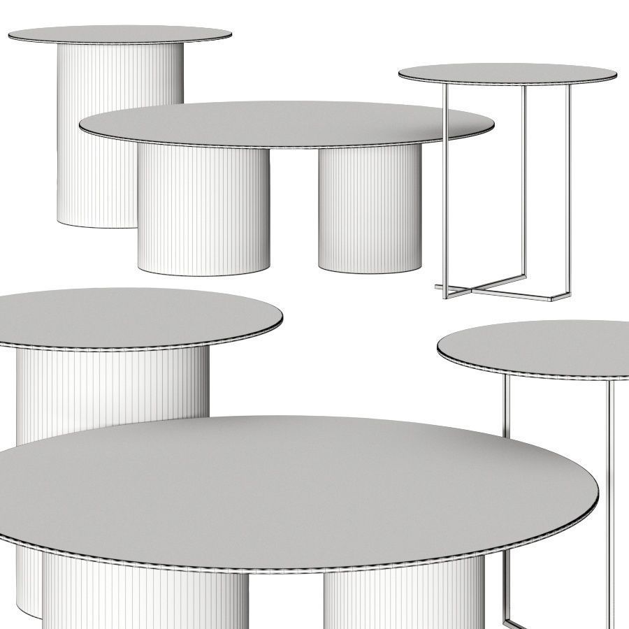 da a I-Tube Coffee Tables 3D model_1