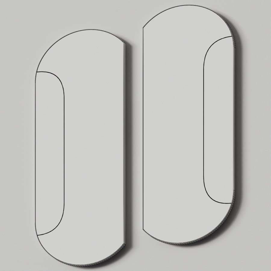 Stylish Club Bridge Mirrors 3D model_1