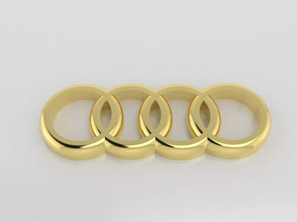 AUDI LOGO 3D print model