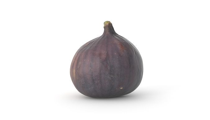 Fig Fruit Photoscan Low-poly 3D model 4