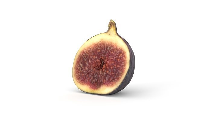 Fig Fruit Photoscan Low-poly 3D model 5