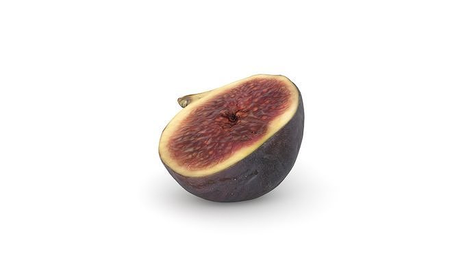 Fig Fruit Photoscan Low-poly 3D model 7