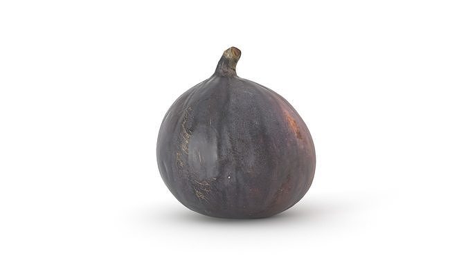 Fig Fruit Photoscan Low-poly 3D model 2