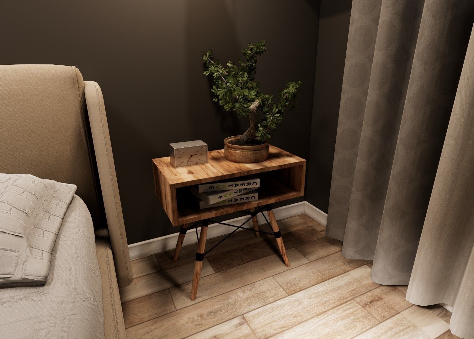 Bed side table -Revit 2018- Free 3D model_1