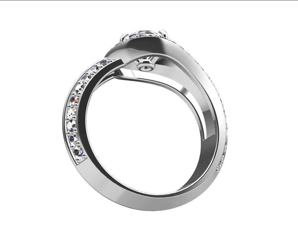 Women Classic Ring Media Design Render Files-CC112 3D model_24