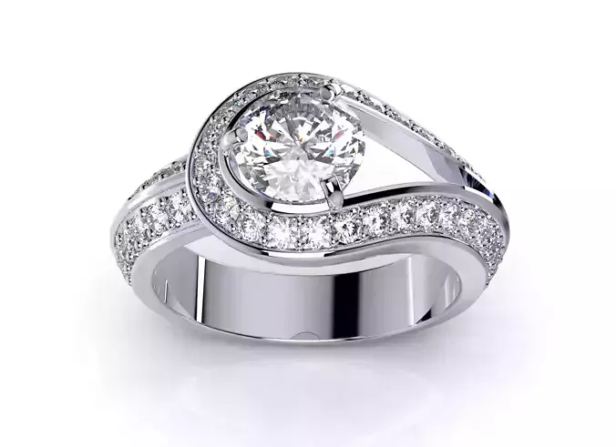 Women Classic Ring Media Design Render Files-CC112 3D model Women Classic Ring Media Design Render Files-CC112 3D model