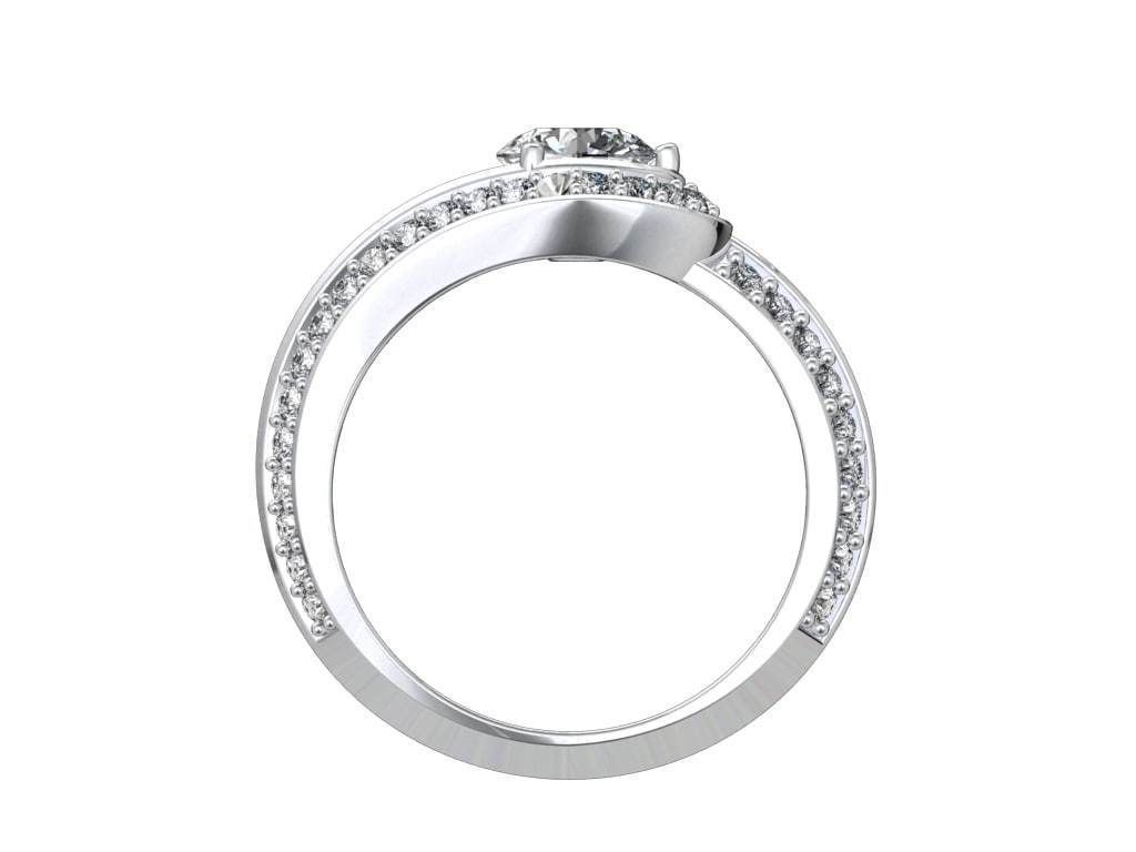 Women Classic Ring Media Design Render Files-CC112 3D model_6