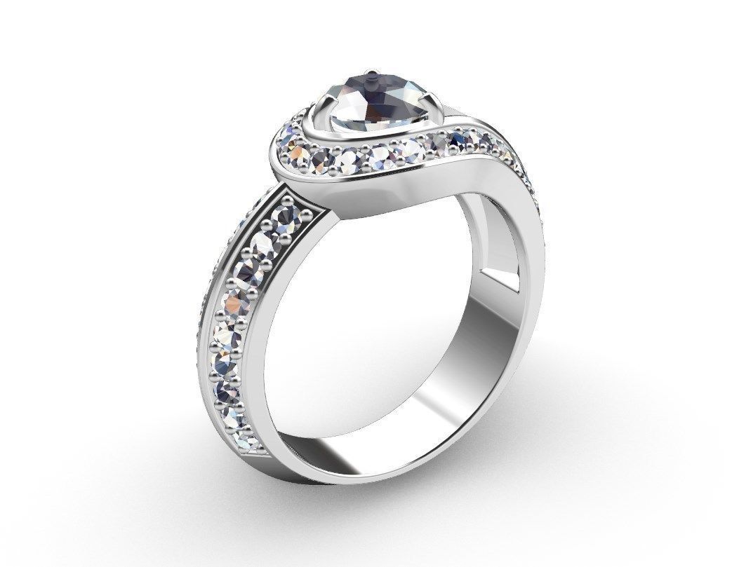 Women Classic Ring Media Design Render Files-CC112 3D model_21