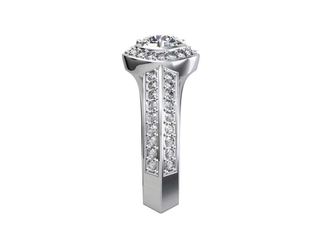 Women Classic Ring Media Design Render Files-CC112 3D model_32
