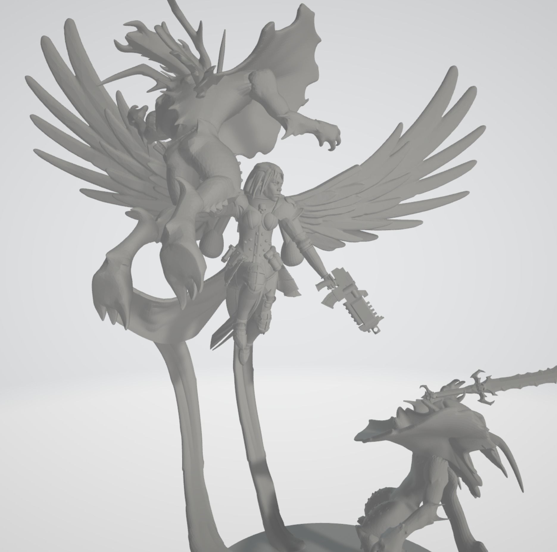 Sisters Of Battle Saint 3D print model_1