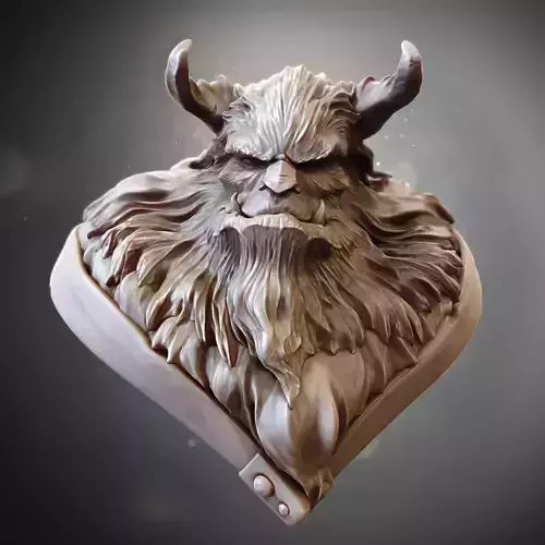 Beauty and the Beast Bust