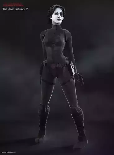 Domino Marvel Figurine