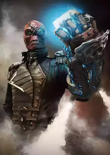 Red Sculpt Steampunk