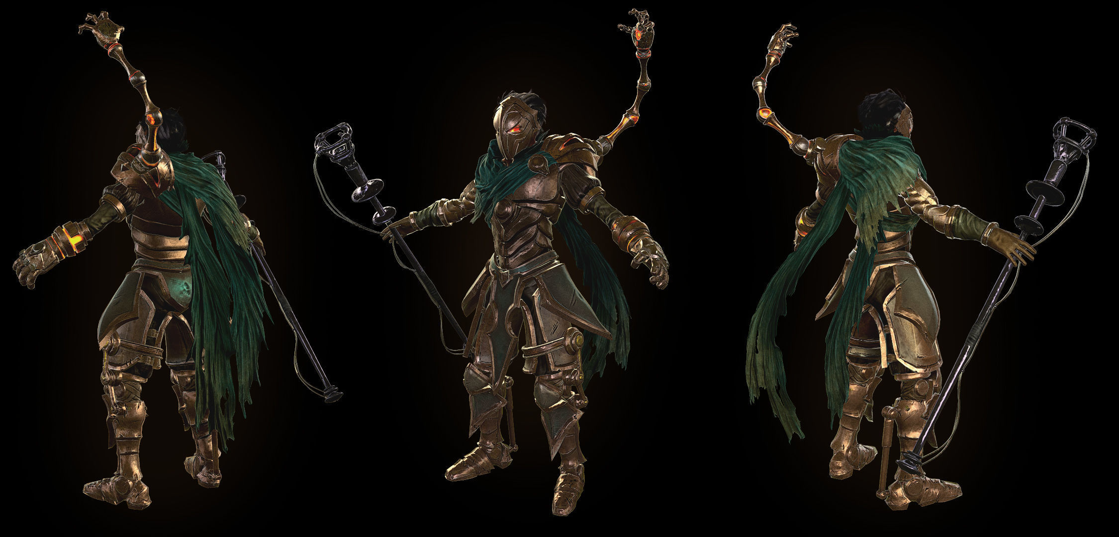 Viktor 3d model character from game dota 3D model_3