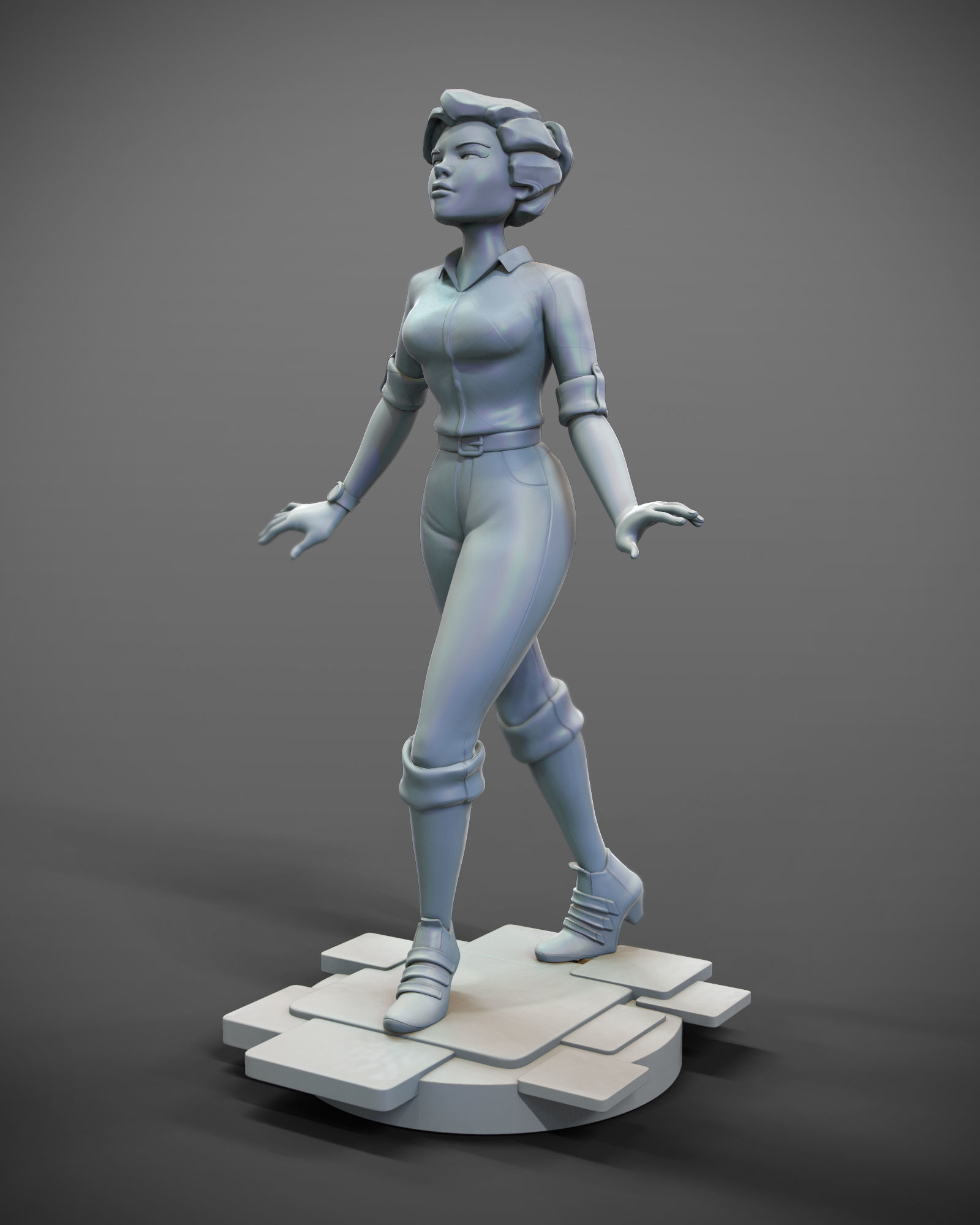 InfiniteLoop Main Character Teddy 3D print model_1