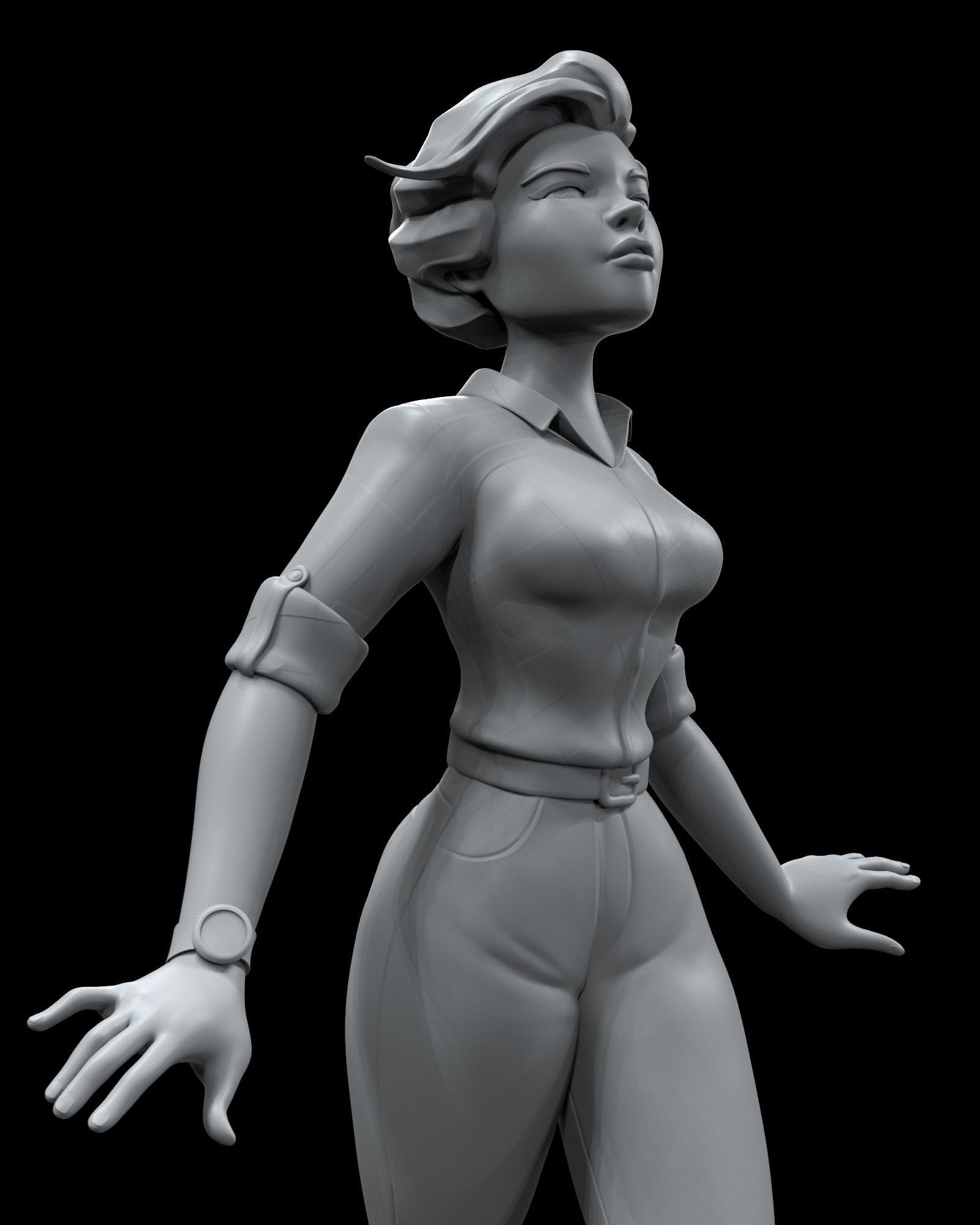 InfiniteLoop Main Character Teddy 3D print model_4