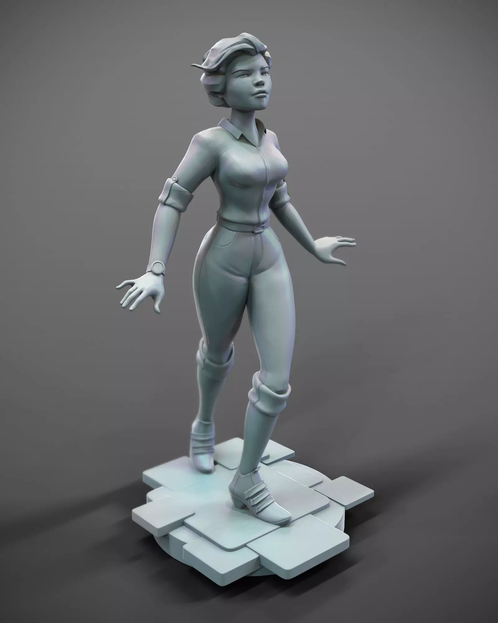 InfiniteLoop Main Character Teddy 3D print model_0