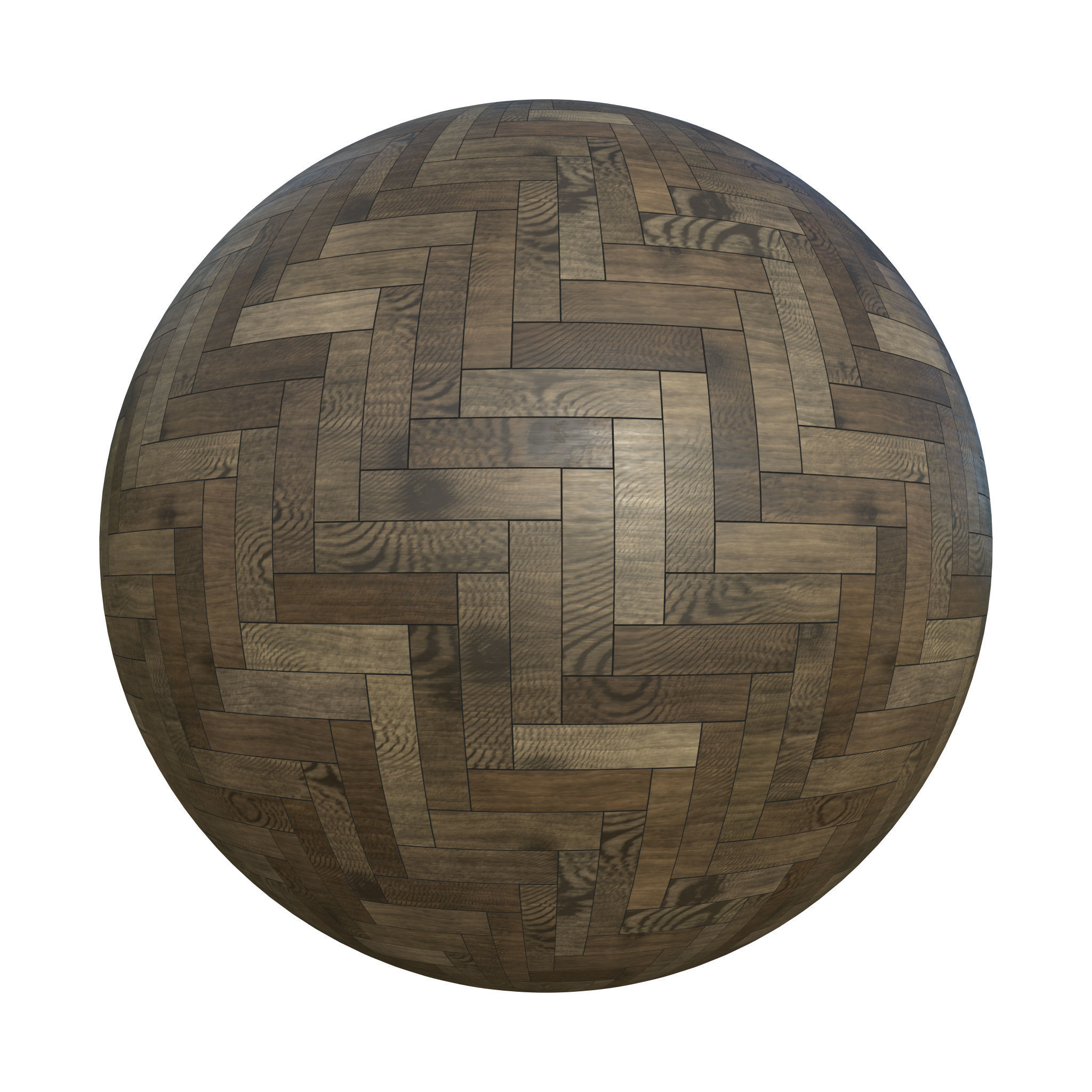 12 Pack hardwood flooring 4K materials pack - multiple patterns 3D model_2