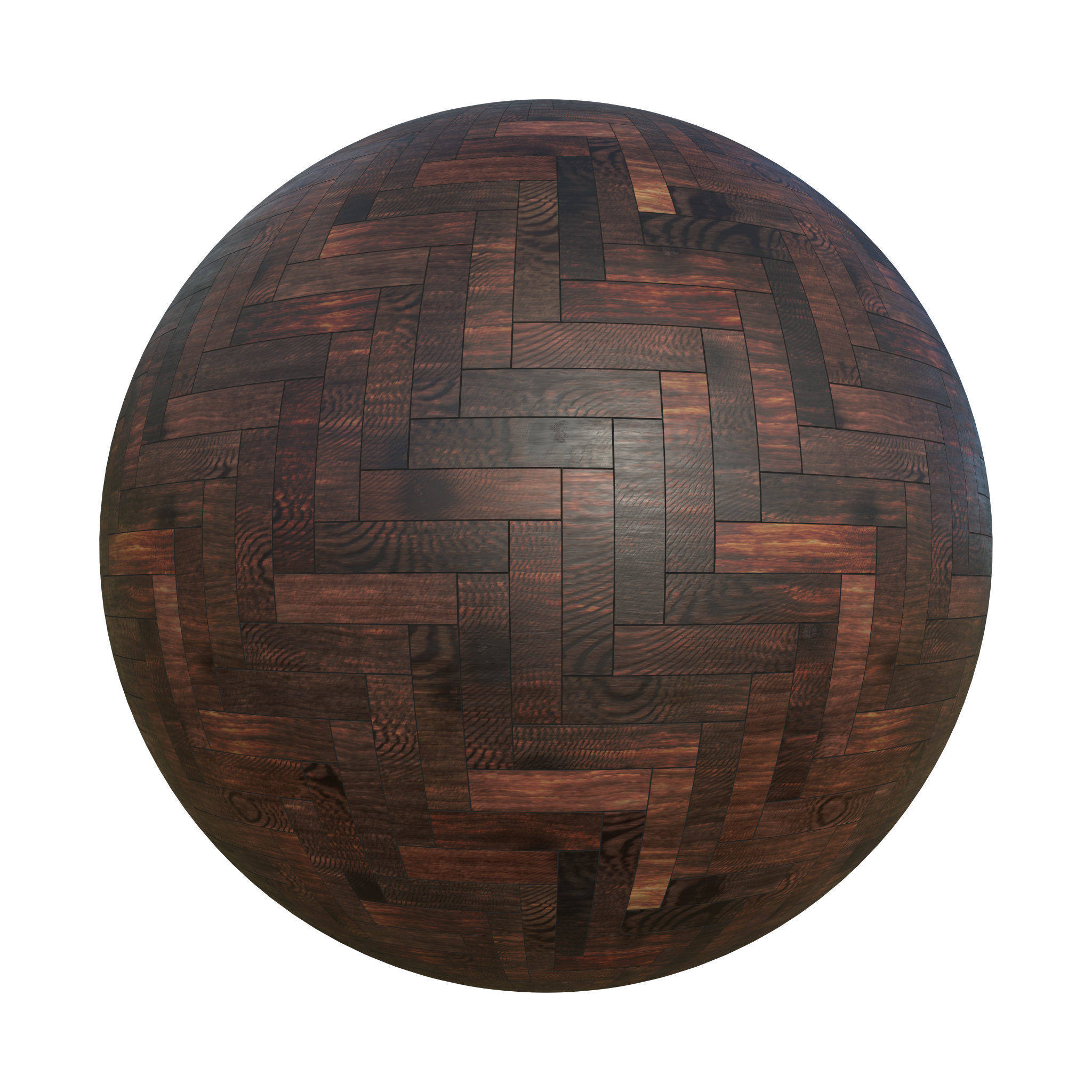 12 Pack hardwood flooring 4K materials pack - multiple patterns 3D model_5