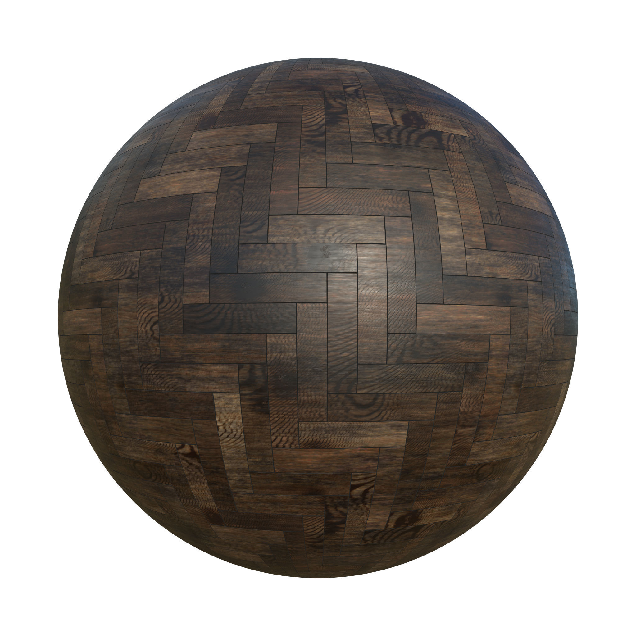 12 Pack hardwood flooring 4K materials pack - multiple patterns 3D model_11