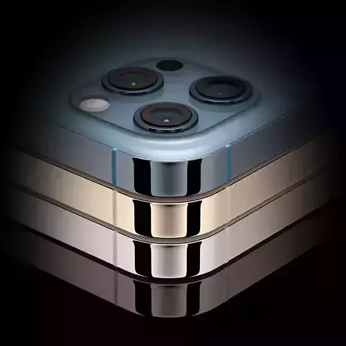  Apple iPhone 12 Pro and Pro Max Collection Low-poly 3D model