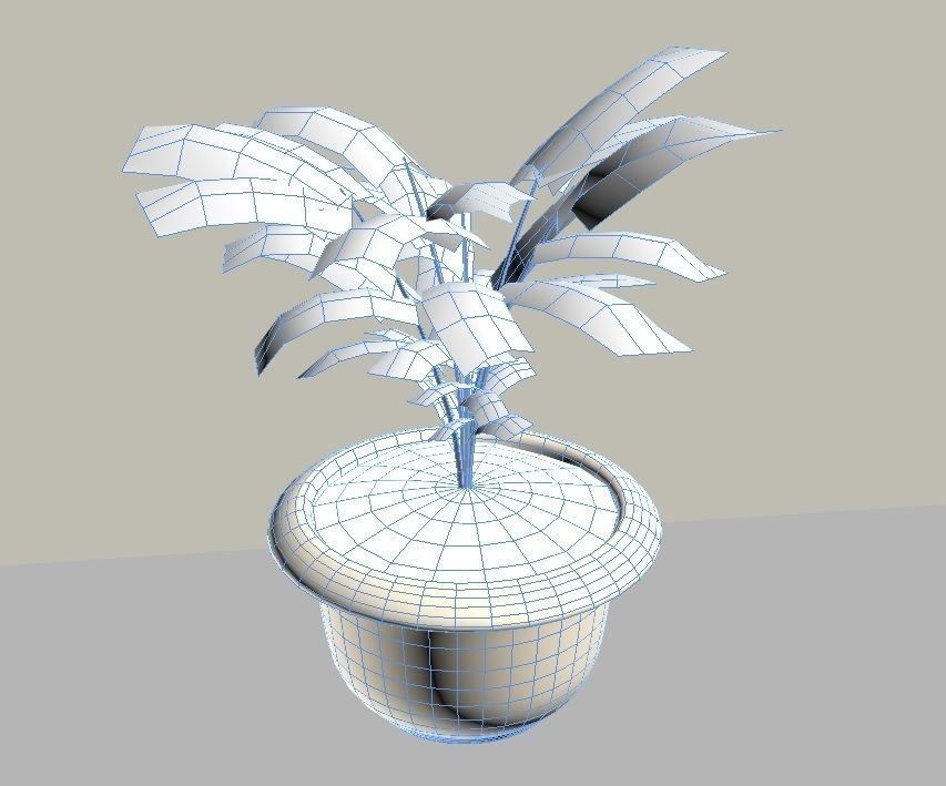 flower pot 3D model_3