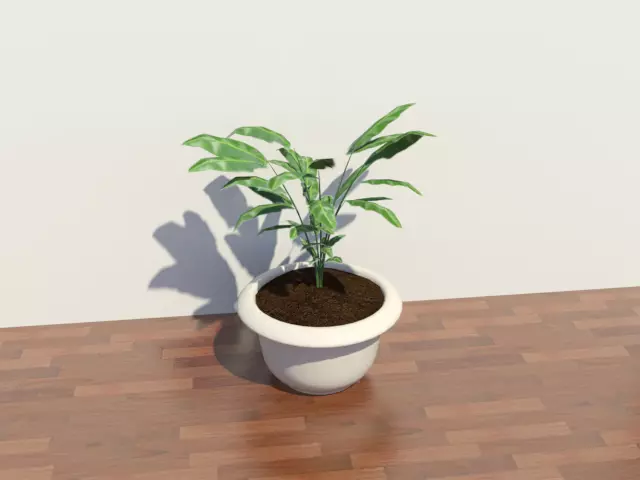 flower pot 3D model_0
