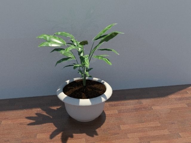flower pot 3D model_1