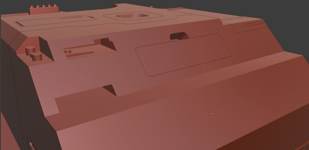 Sci-fi model printer 3D model_5