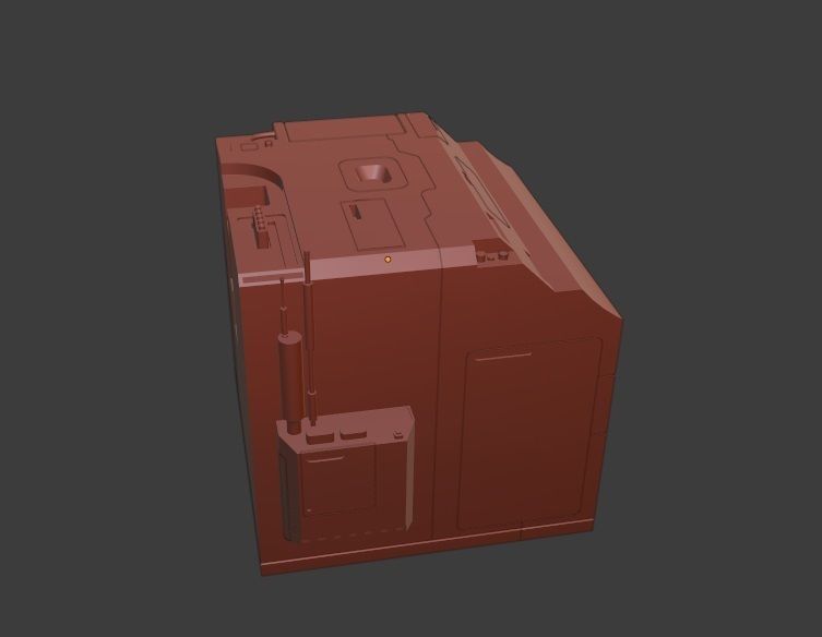 Sci-fi model printer 3D model_4