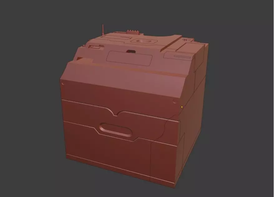 Sci-fi model printer 3D model_0