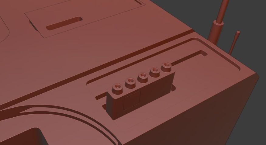 Sci-fi model printer 3D model_10