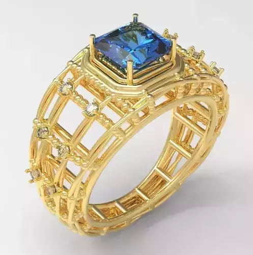 Rope and Brillant ring